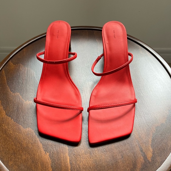 New Oak + Fort Y2K Strappy Heel Sandals | NWOT - Picture 3 of 5